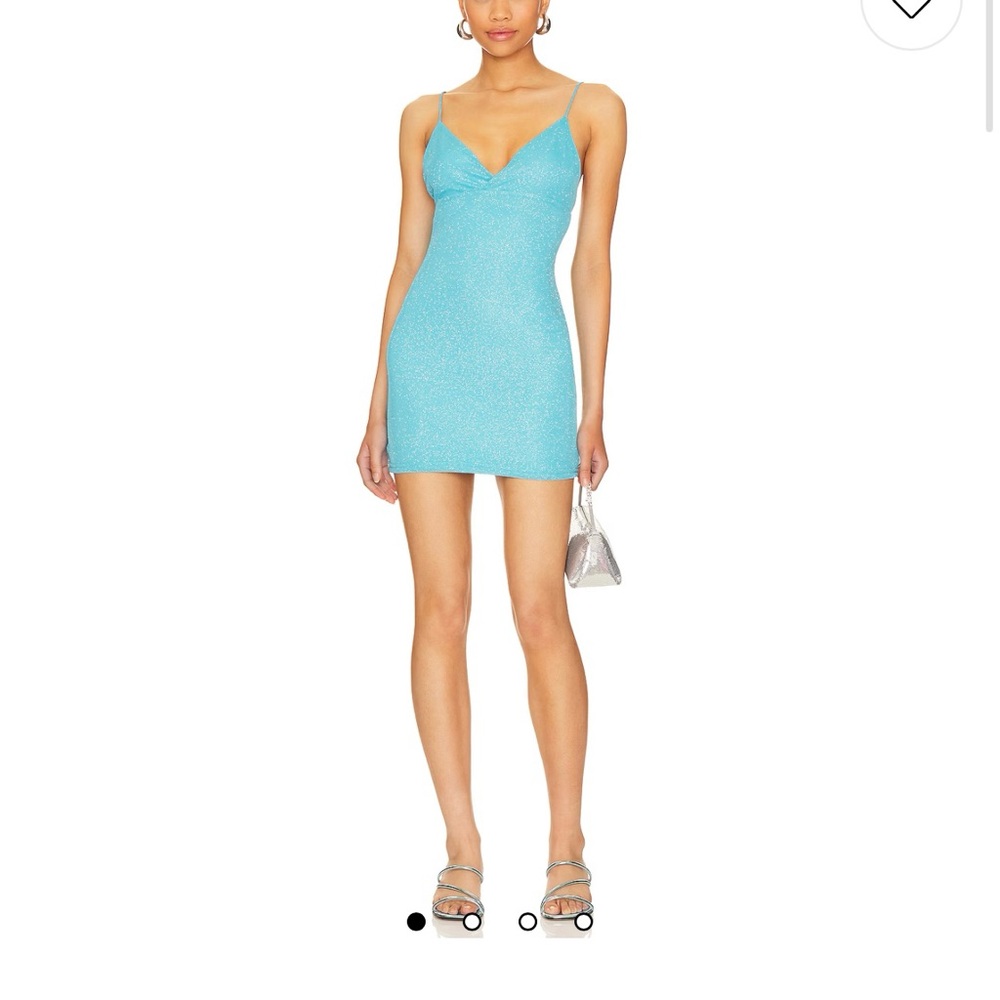 Elegant Blue Mini Dress